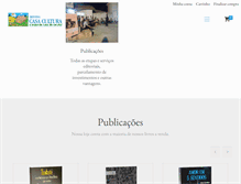 Tablet Screenshot of casacultura.com.br